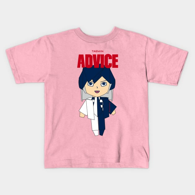 Taemin Advice Kids T-Shirt by EV Visuals